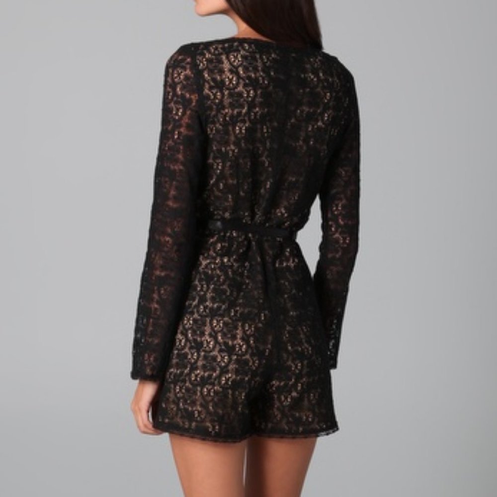 NWT Marc Jacobs black lace shorts romper 4 - Picture 2 of 10